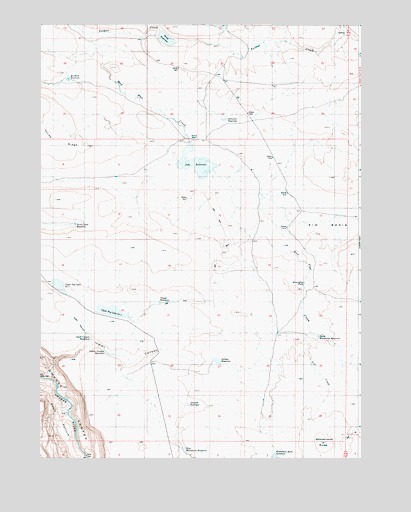 Whitehorse Butte, OR USGS Topographic Map