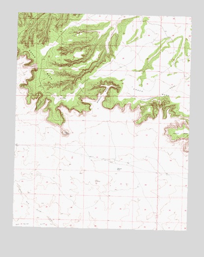Whitehorse Rincon, NM USGS Topographic Map