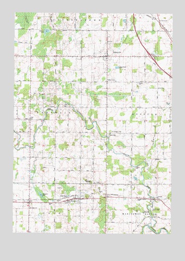 Whitelaw, WI USGS Topographic Map