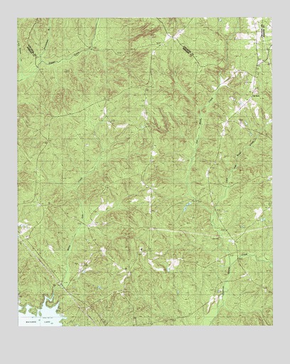 White Oak Creek, SC USGS Topographic Map