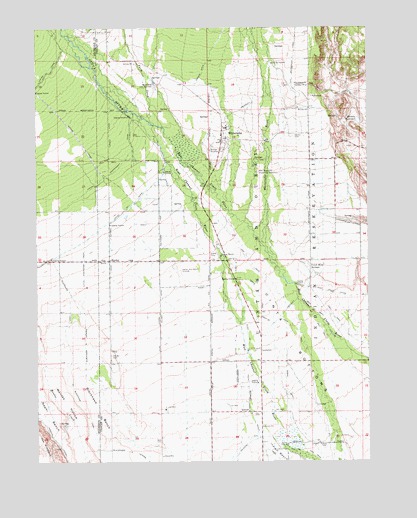 Whiterocks, UT USGS Topographic Map
