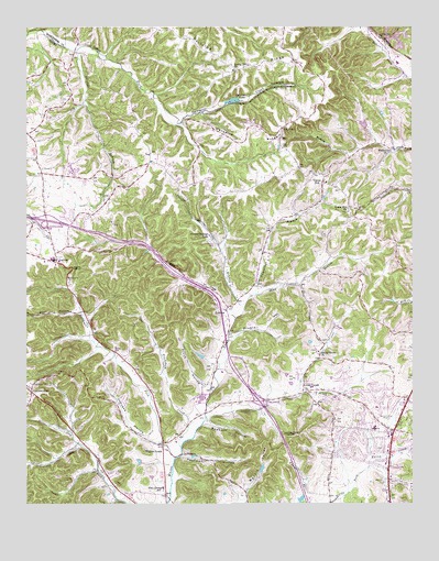 Whites Creek, TN USGS Topographic Map