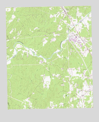 Whitesburg, GA USGS Topographic Map
