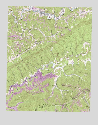 Whitesburg, KY USGS Topographic Map