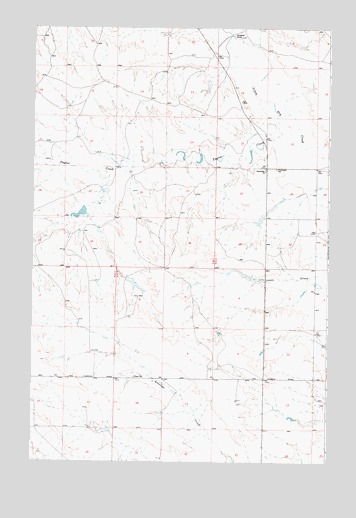 Whiteside Ranch, MT USGS Topographic Map