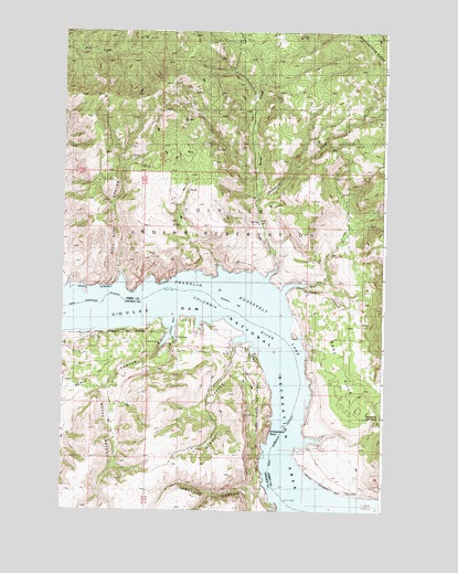 Whitestone Rock, WA USGS Topographic Map