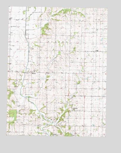 Whitesville, MO USGS Topographic Map