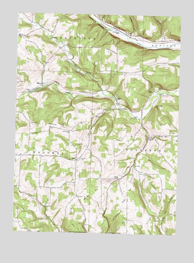 Borden, NY USGS Topographic Map