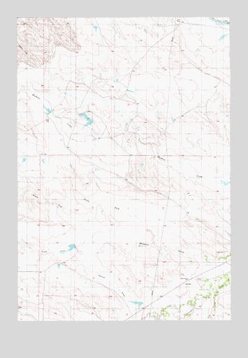 Whitetail Creek, MT USGS Topographic Map
