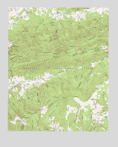 Whitetop Mountain, VA USGS Topographic Map