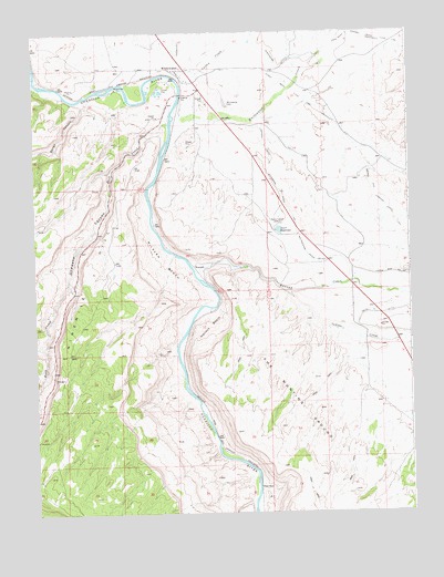 Whitewater, CO USGS Topographic Map