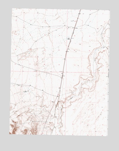 Borden, UT USGS Topographic Map