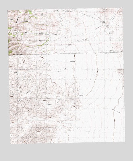 Whitewater Creek, NM USGS Topographic Map