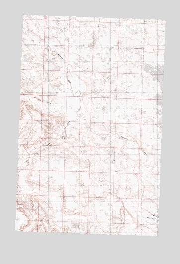 Whitewater West, MT USGS Topographic Map