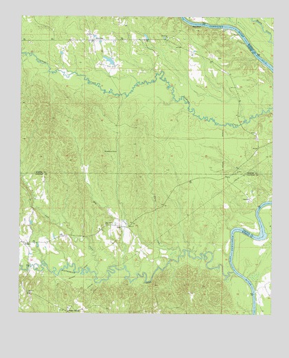 Whitfield, AL USGS Topographic Map
