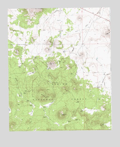 Whiting Knoll, AZ USGS Topographic Map
