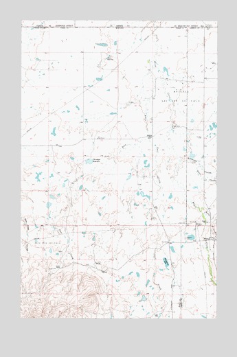 Whitlash, MT USGS Topographic Map