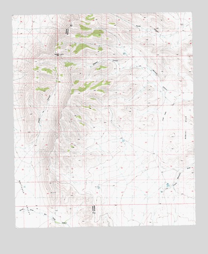 Whitlock Peak, AZ USGS Topographic Map