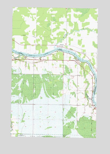 Border, MN USGS Topographic Map