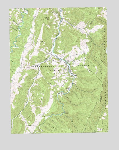 Whitmer, WV USGS Topographic Map
