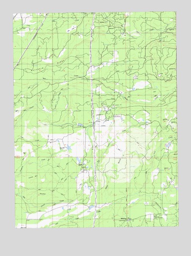 Whitmore, CA USGS Topographic Map