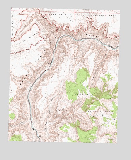 Whitmore Point SE, AZ USGS Topographic Map