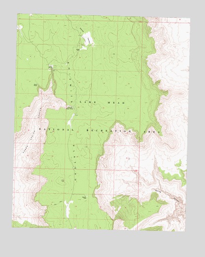 Whitmore Point SW, AZ USGS Topographic Map