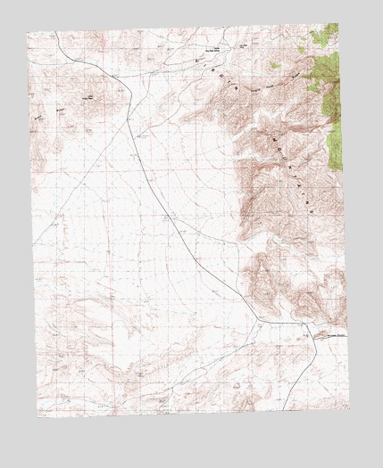 Whitney Pocket, NV USGS Topographic Map