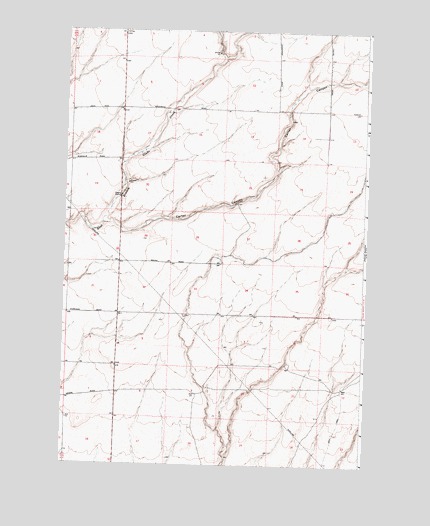 Whitstran SE, WA USGS Topographic Map