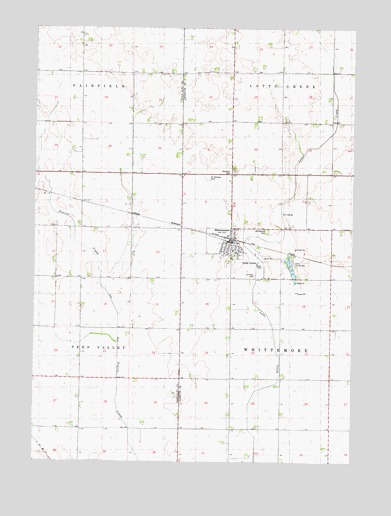Whittemore, IA USGS Topographic Map