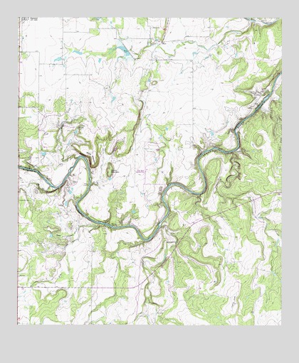 Whon, TX USGS Topographic Map