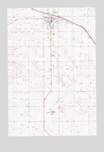 Wibaux, MT USGS Topographic Map