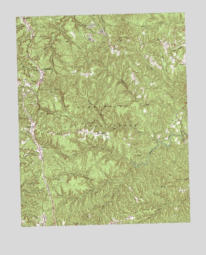 Wiborg, KY USGS Topographic Map