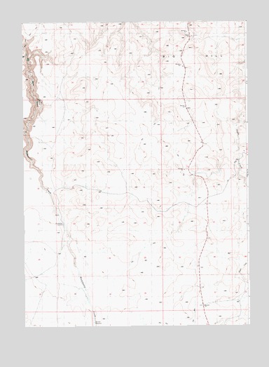 Wickahoney Crossing, ID USGS Topographic Map