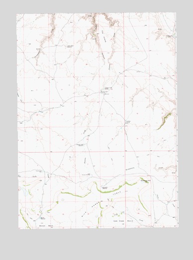 Wickahoney Point, ID USGS Topographic Map