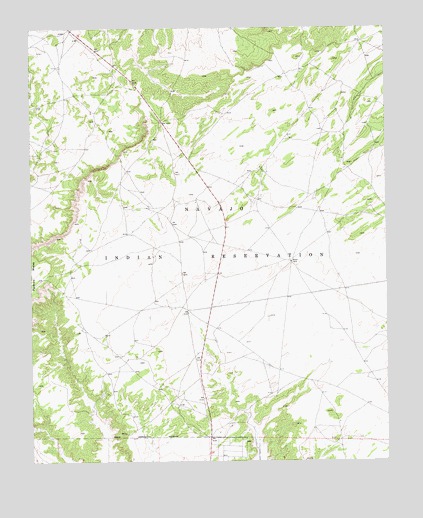 Wide Ruins SW, AZ USGS Topographic Map