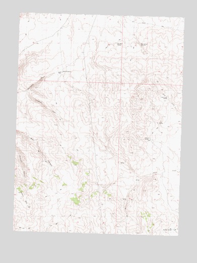 Bordwell Spring, NV USGS Topographic Map