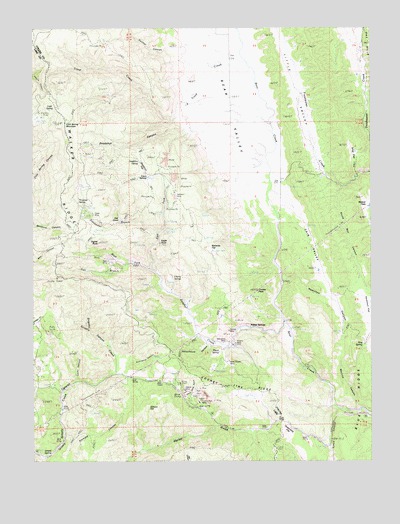 Wilbur Springs, CA USGS Topographic Map