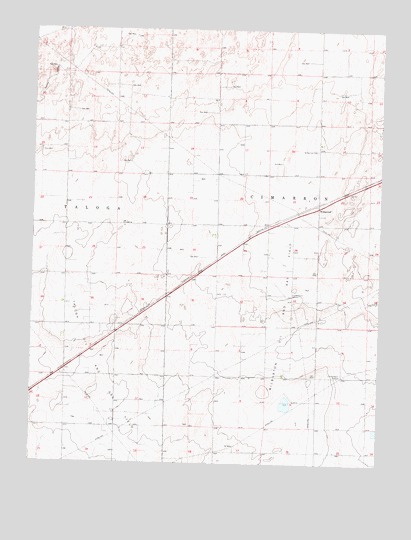 Wilburton, KS USGS Topographic Map