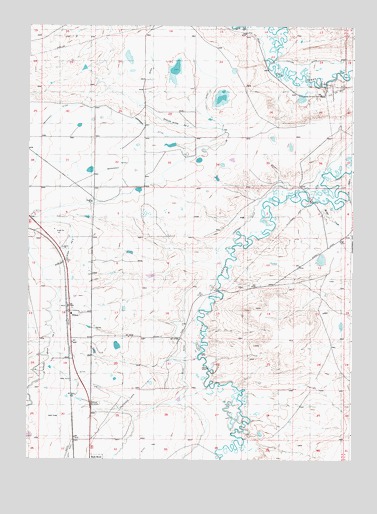 Wilcox, WY USGS Topographic Map