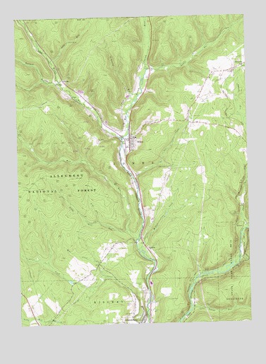 Wilcox, PA USGS Topographic Map