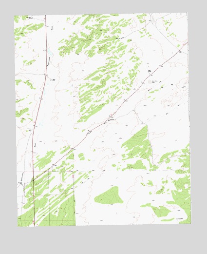Wild Cow Lake, AZ USGS Topographic Map