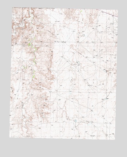 Borger SE, TX USGS Topographic Map