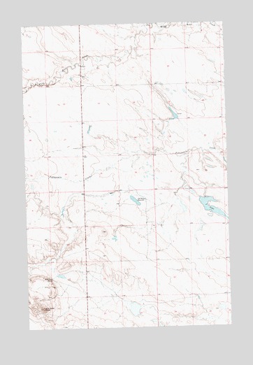 Wild Horse Butte, MT USGS Topographic Map