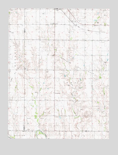 Wild Horse Creek, KS USGS Topographic Map