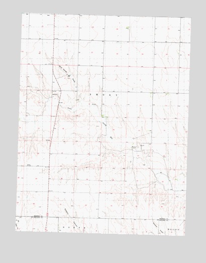Wild Horse Draw, KS USGS Topographic Map