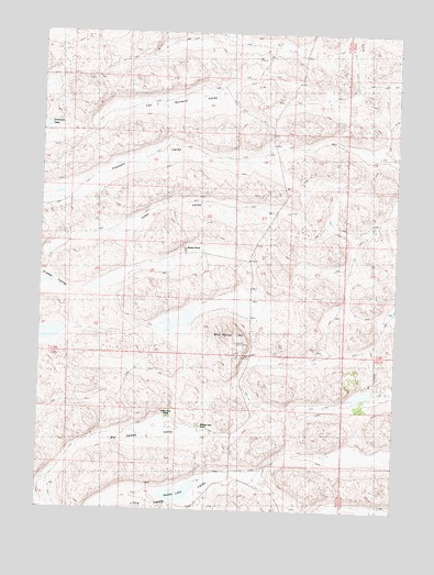 Wild Horse Hill, NE USGS Topographic Map