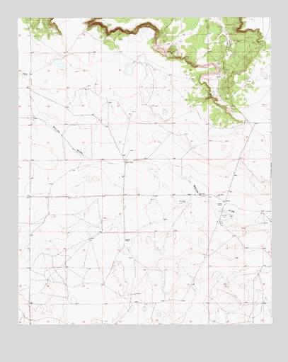 Borica, NM USGS Topographic Map