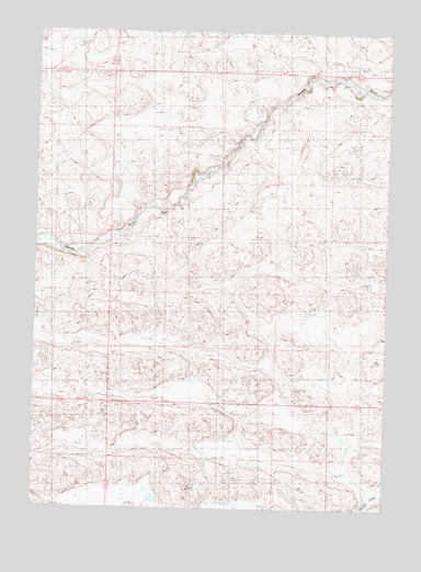 Wild Mare Lake SE, NE USGS Topographic Map