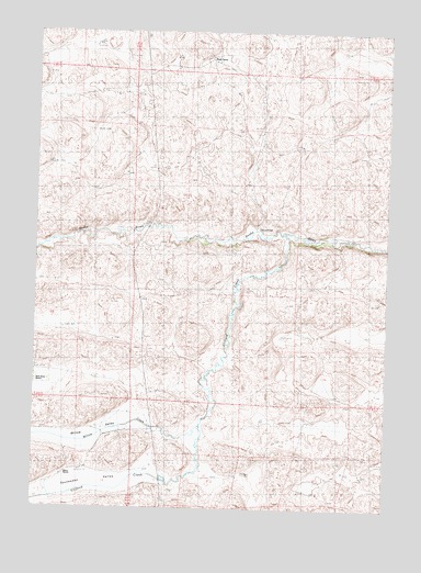 Wild Mare Lake SW, NE USGS Topographic Map